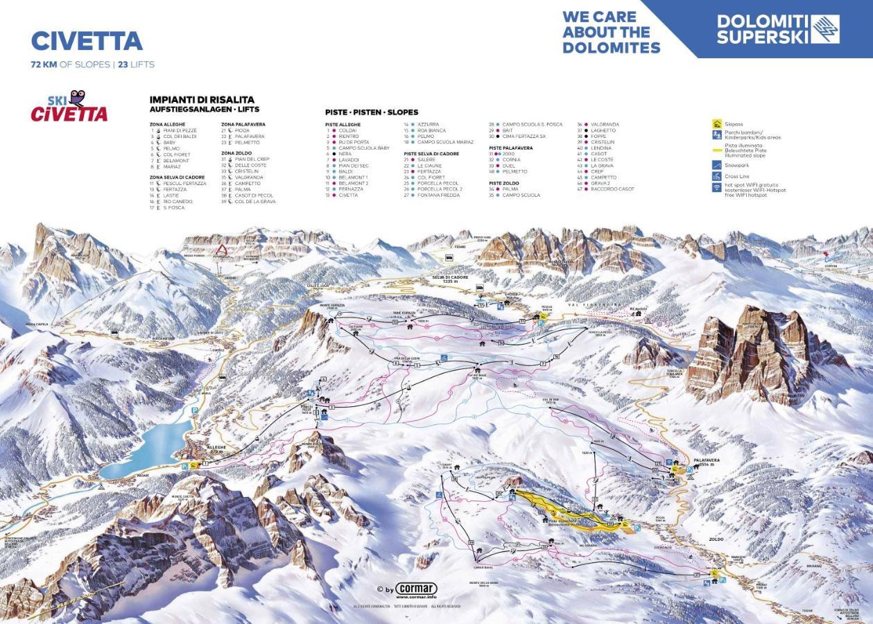 Appartamento Alto Cordevole Colle Santa Lucia Exteriér fotografie